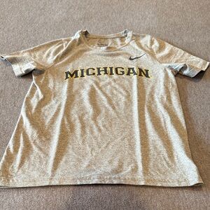 Nike Heather Gray Michigan Tee